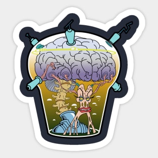 Captain N Mother Brain Sticker